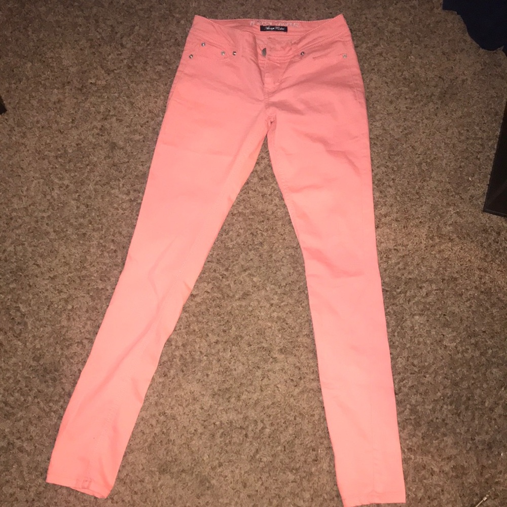 Almost Famous Coral Pants